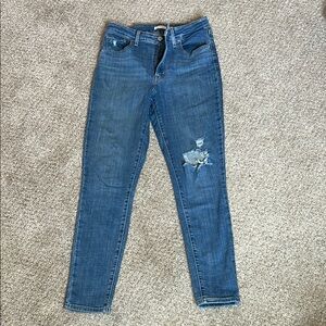 Levi's Blue Jeans with Distressed Detail